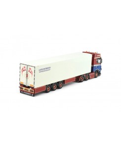 86031 - Scania NGS Highline 6x2 box-trailer Lasse Mathiesen /1:50 TEKNO