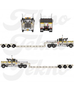 87040 - Mack RW Superliner 6x4 semi Broshuis 3axle Van den Herik /1:50 Tekno