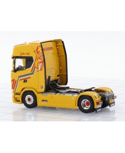 WSI02-3432 - Scania CS20N 4x2 volume trailer Küttel Logistik AG Weggis Yellow Bird /1:50 WSImodels