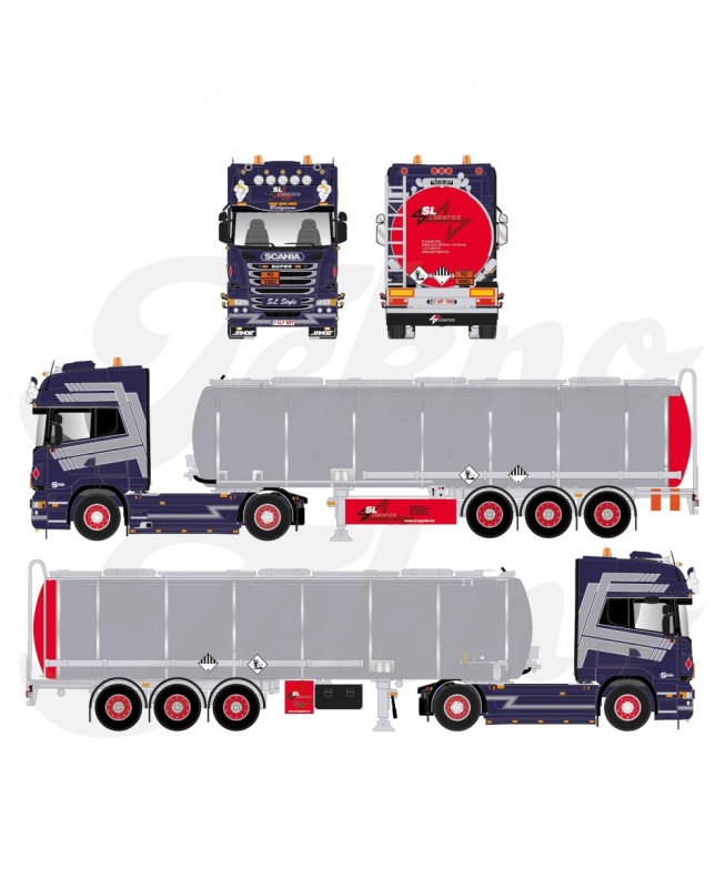 87066 - Scania R Topline 4x2 tank SL Logistics /1:50 Tekno