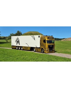 87945 - Man TGX GX 4x2 frigo Muller - Golden Commander /1:50 Tekno