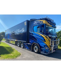 85933 - Scania NGS520 Highline 6x2 frigo 3assi Tuomi /1:50 Tekno