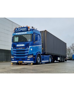 88908 - Scania NGS540 4x2 40ft reefer container P.Visser /1:50 Tekno