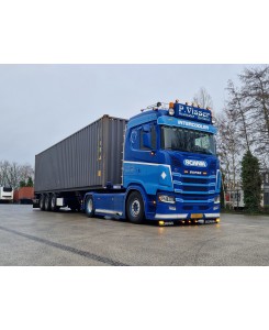 88908 - Scania NGS540 4x2 40ft reefer container P.Visser /1:50 Tekno